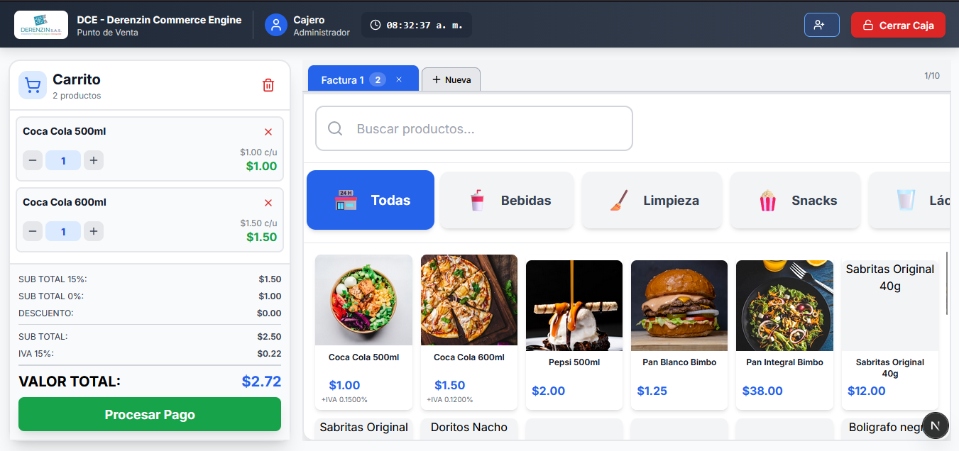 DCE Sistema Punto de Venta